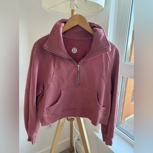 Lululemon Scuba Oversized Funnel Neck Half Zip